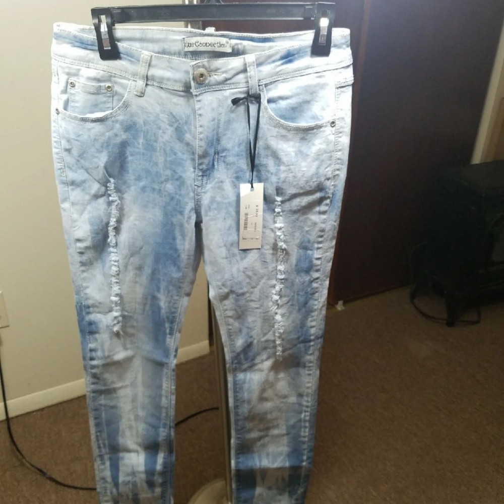 Blue Connection Destructed Jeans sz 27 Women's   4
